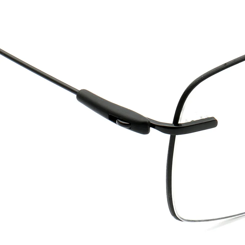 Best Grade Rimless Titanium 1.61 Blue Cut RX Lens Prescription Glasses Optical Frames Myopia Prescription Eyeglasses Glasses