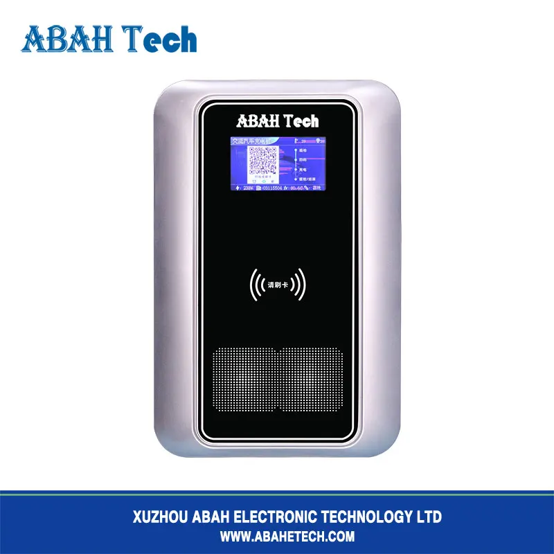 ABAH Hot sale 7kw Wall Mounted Charging Pile European American Standard