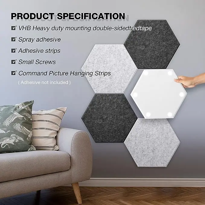 For Recording Studio Fireproof Soundproof  Perforated Fabric Polyester Panel Acoustic