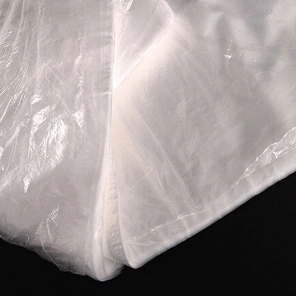 100pcs Disposable Car Soft Seat Cover Plastic Universally Waterproof Care Cleaning Beauty Repair Protective Cover