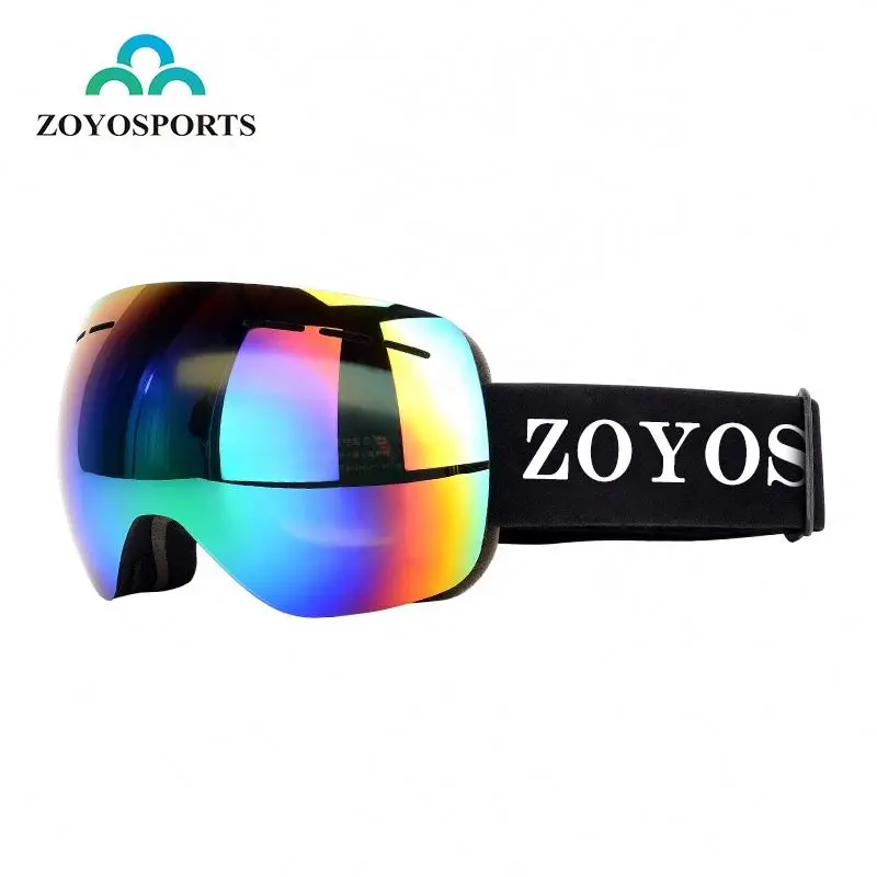 ZOYOSPORTS брендовые зимние очки двойные противотуманные лыжные UV400 мужские и женские спортивные сноубордические