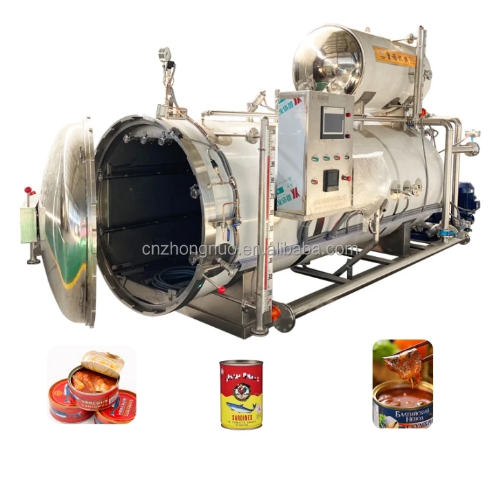 Industrial Food Sterilizer Autoclave/Retort Machine for Glass Jars /Tin Can Retort Sterilizer
