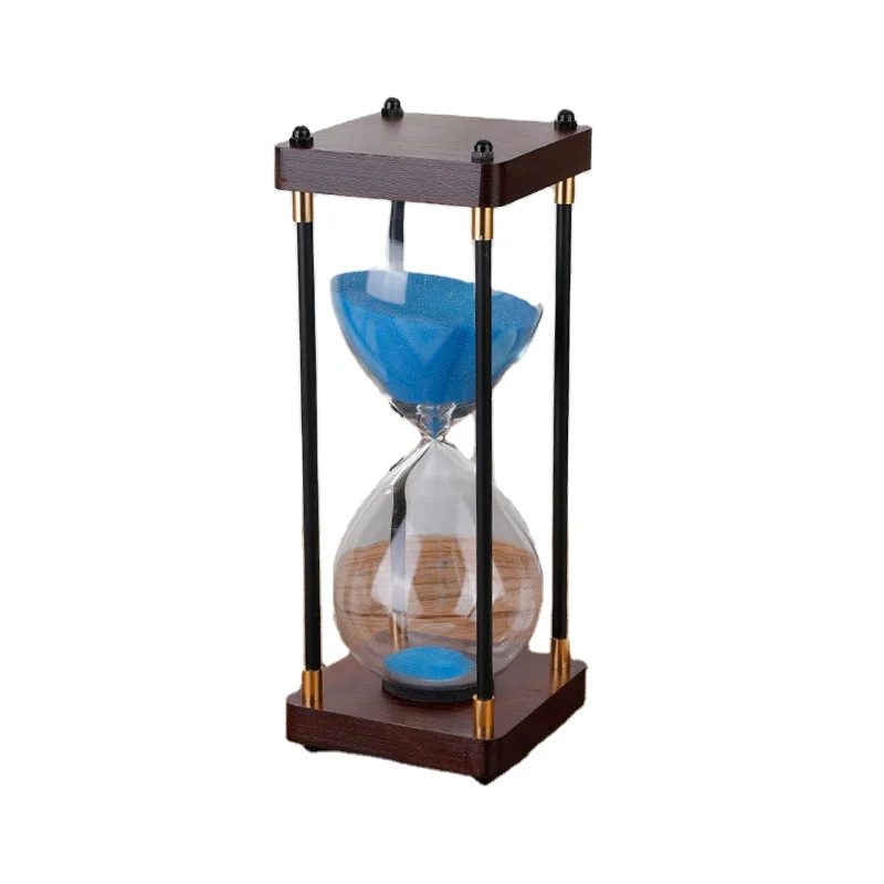 Vintage hourglass ornament 30 minutes time hourglass timer art dynamic decompression  desktop decorations holiday gift