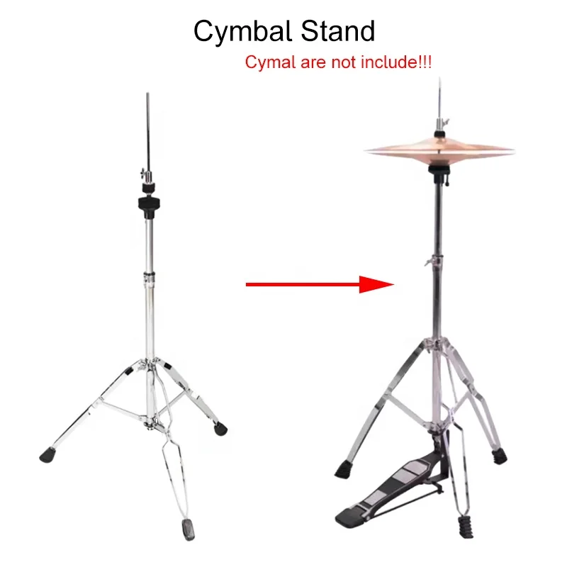 Drum kit accessories straight oblique dual-purpose 25 cymbals