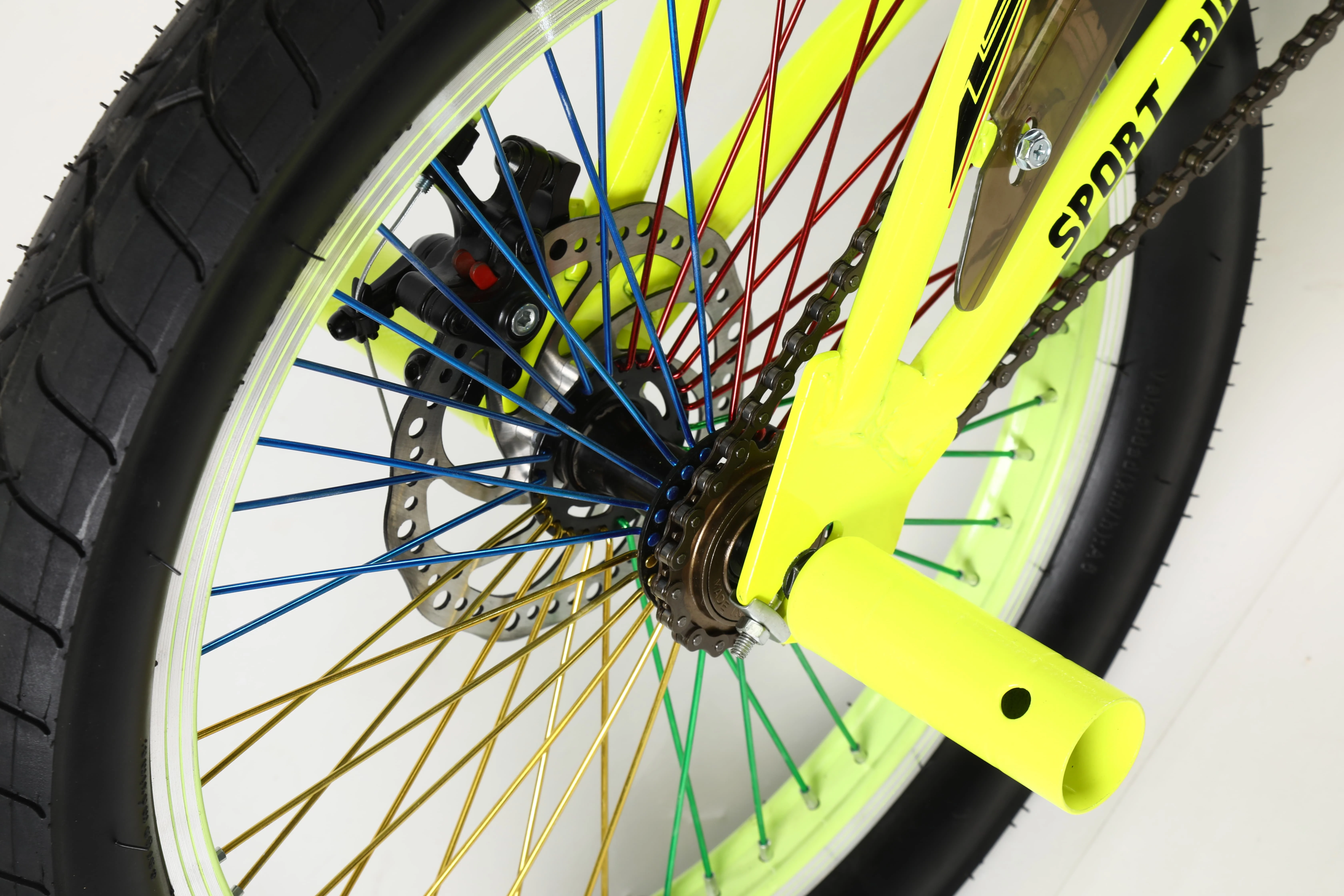 High Quality Front And Rear Rotary Disc Brakes Cycle Bicycle Stunt Acrobatic Show Bike