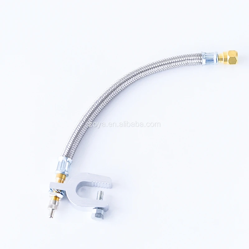 Автомобильный аксессуар 210 мм длина нержавеющая сталь плетеный гибкий резиновый Удлинительный клапан шины Инструменты для ремонта шин