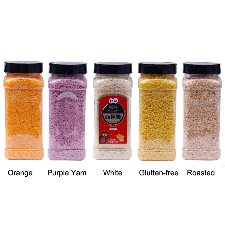 Unseasoned bread crumbs Japanese Panko Breadcrumbs White Bread Crumbs Yellow