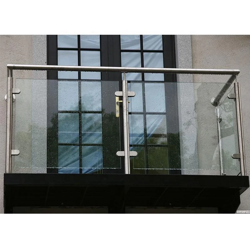 VIKO Top Sale Swimming Pool Round Spigot Glass Balustrade