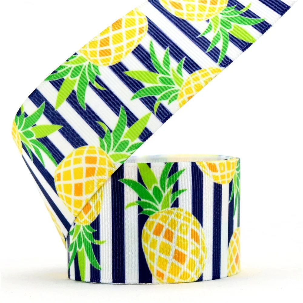 New Design 3 Inch 75mm Custom Printing Designer Grosgrain Ribbon