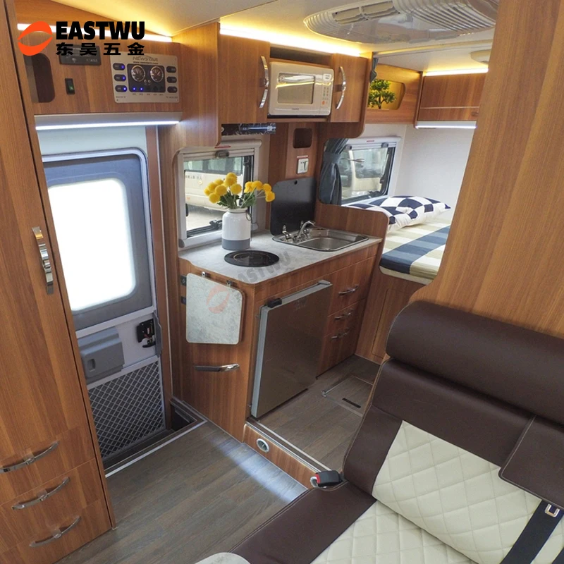 RV Boat Special vehicle ambulance  entry door LED black color Grab Rail Handles