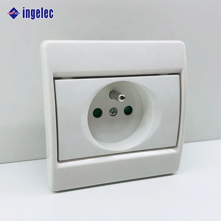 Ingelec French three-prong wall switch socket electrical products official brand 16A current 220V