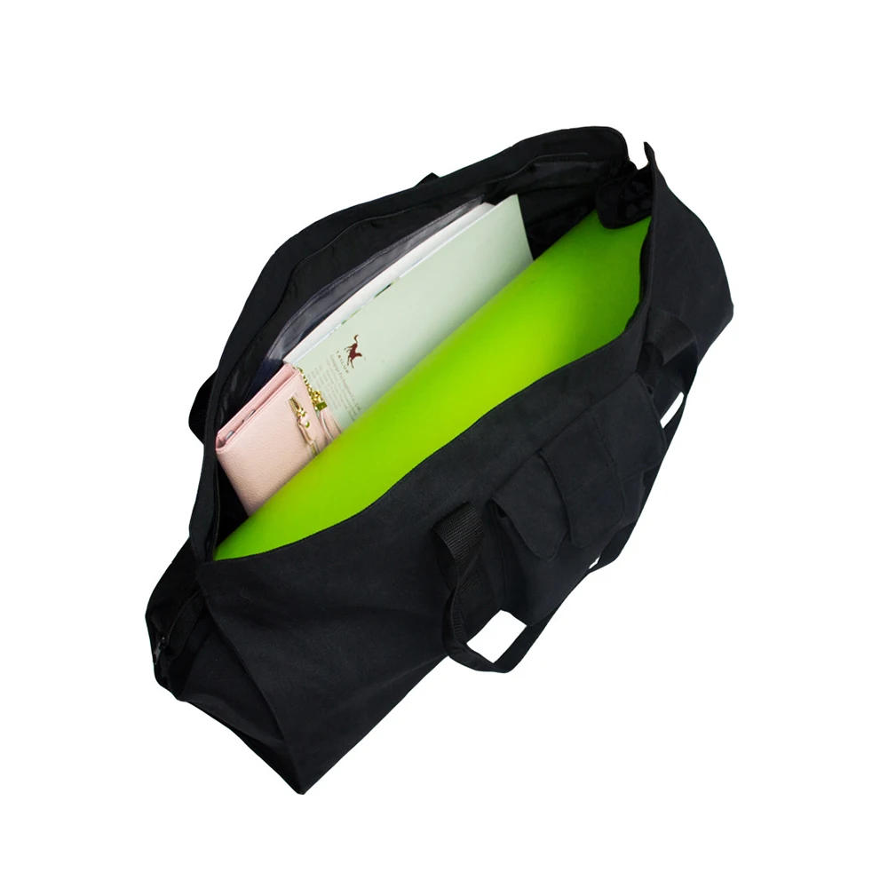 
Custom canvas yoga mat bags, black yoga mat tote bag, fitness yoga bag 
