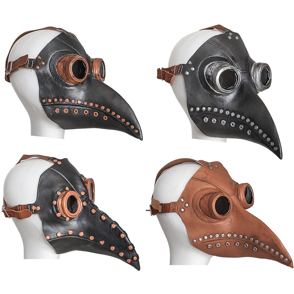 Лидер продаж, модные аксессуары для косплея на Хэллоуин, маска с докторским клювом, реквизит для вечеринки в стиле стимпанк на Хэллоуин, Маскарадная маска с вороной