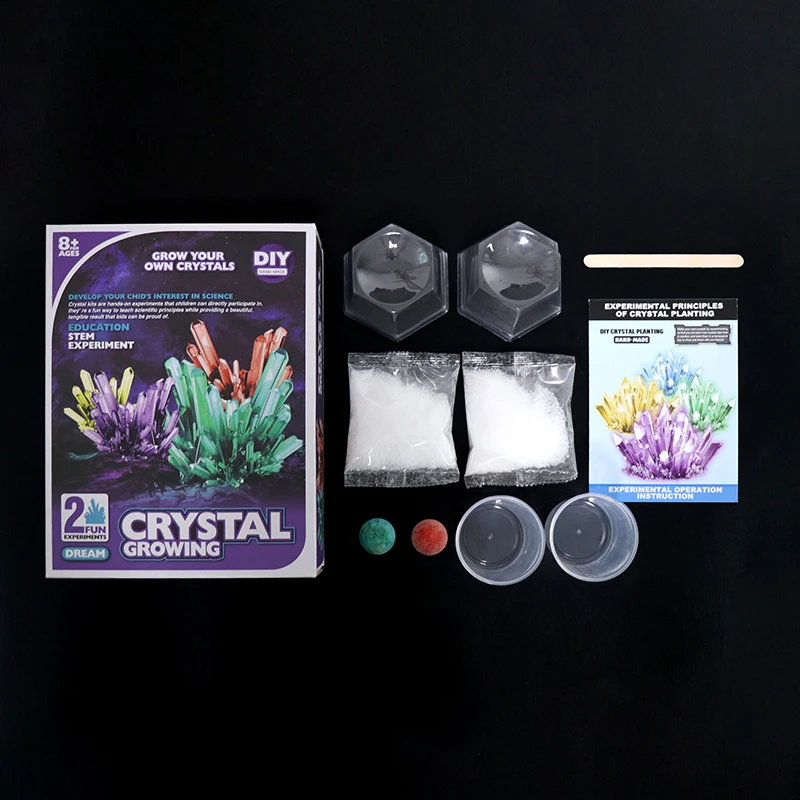Новое поступление экологически чистые игрушки научно-экспериментальный Набор для выращивания кристаллов обучающие рукоделия
