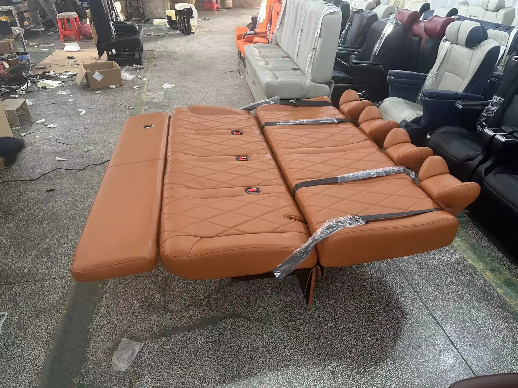 180 degree New Design Modified Car Seat Sofa bed For RV/VAN/SPRINTER/ALPHARD v class bed custom van interior