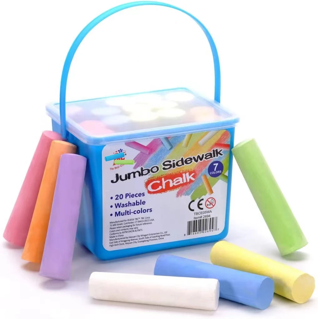 Chalk Holder Educational Drawing Write Chalk Set for blackboard /Office Bright Color Chalk