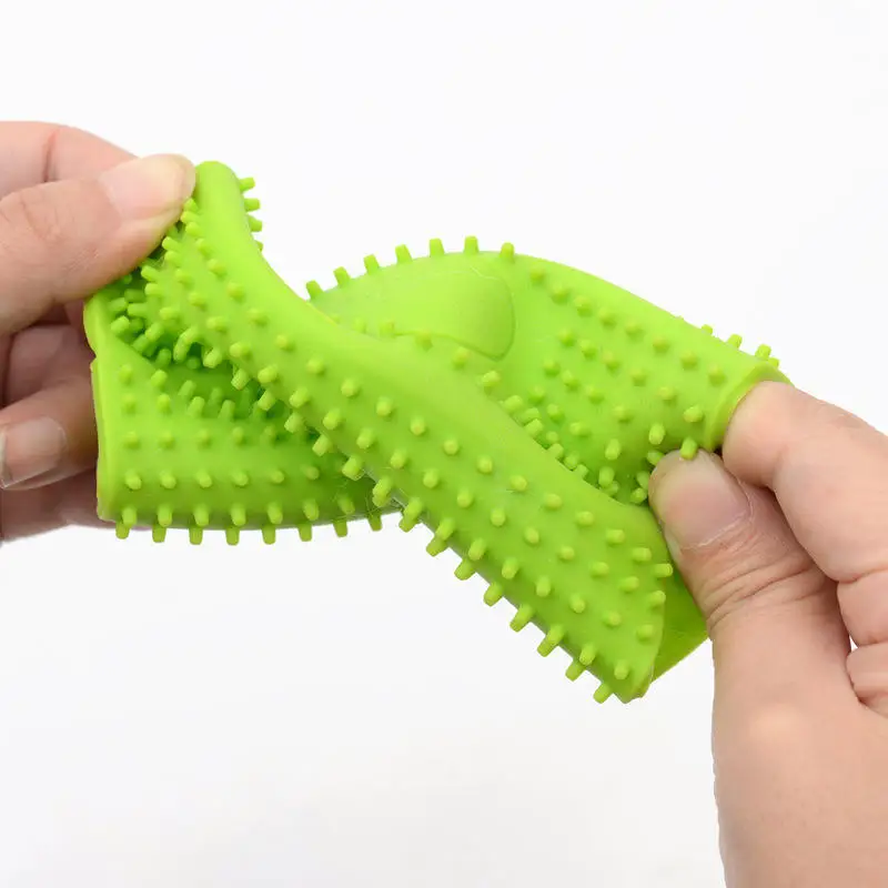 pet dog grooming combing animal fur hair removal dog mini pet hair remover Silicone brush