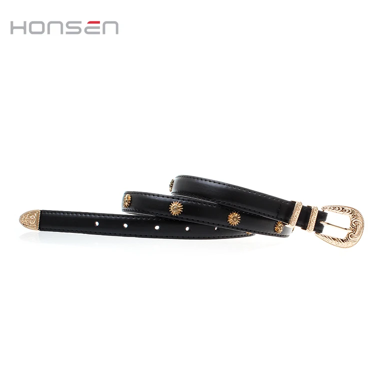 Ladies Slim Fashionable PU Leather designer Belt