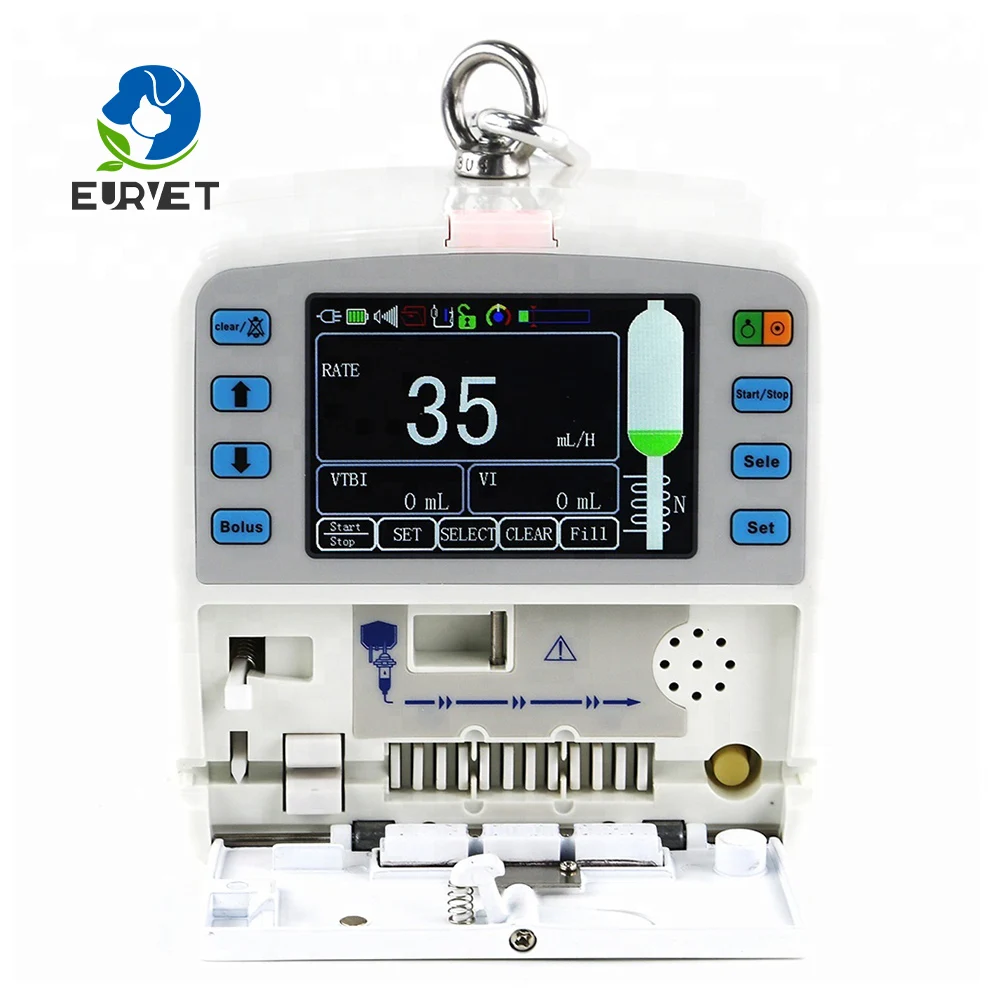 EUR PET Best Selling Medical Syringe Pump Electronic Syringe Pump For Clinic With Ce Certification Rechargeable Syringe Pump