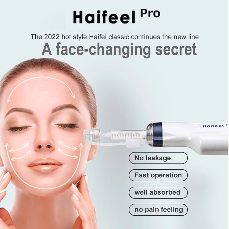 Korean Radio Frequency Microneedling Mesotherapy Gun Price Anti-Aging Skin Whitening Crystal Injector Mesotherapy Gun