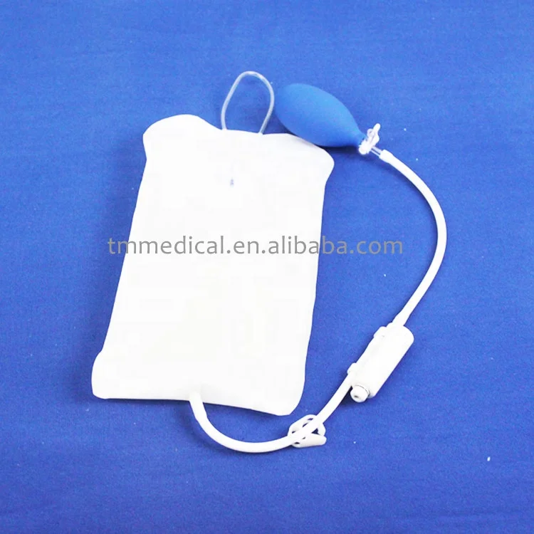 Medical Reusable Tpu Coated Nylon High Pressure Infusion Bags 500Ml 1000Ml 3000Ml