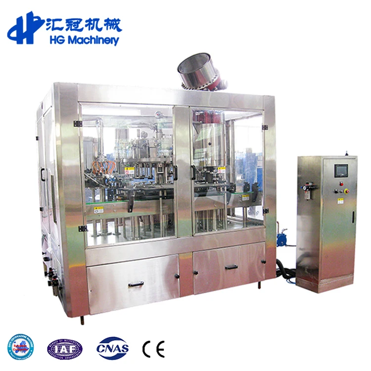 Полностью автоматическая шестнадцать головок пива может наполнителя бутылки розлива Малый заполнения запайки