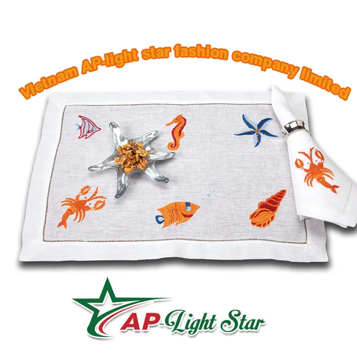 THE BEST SELLER EMBROIDERED NAPKINS FOR HOTELS