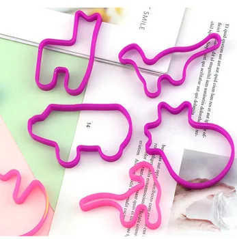 NEW DESIGN TPR Manufacturer Wholesale Elastic Custom Animal Rubber Band unicorn Shaped Bracelets for