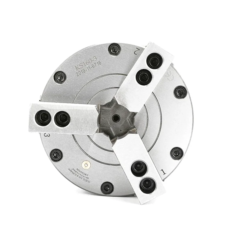 3 Jaw Hollow Pneumatic Chuck 100mm 125mm 160mm 200mm CNC Air Lathe Chucks For CNC LATHE
