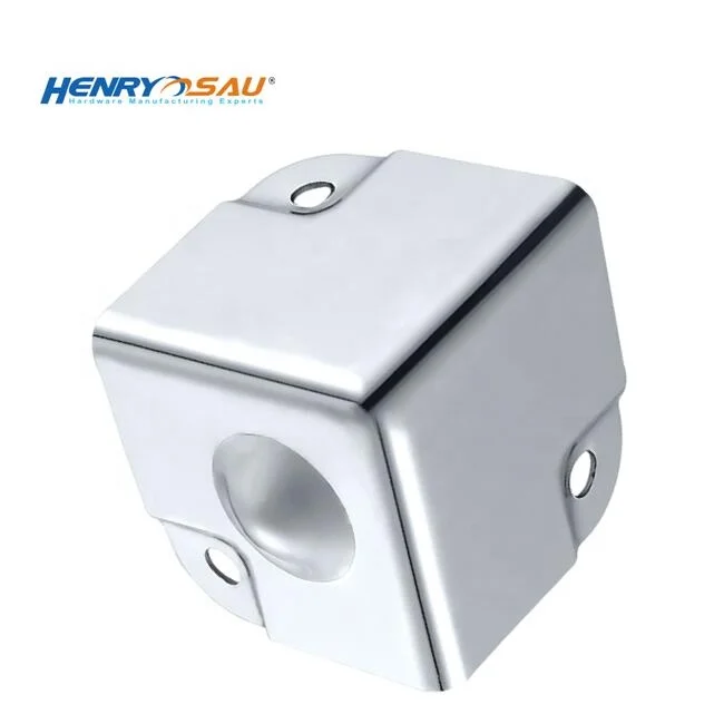 New design wooden case fittings accessories  box metal corner protectors road case ball corner for 35mm  wrap angle