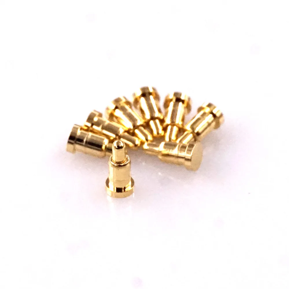 Spring Loaded Pogo Pin Connector 4.0 mm Height SMD PCB Straight Flange 2.0mm 12VDC 1A Single Spring-Loaded Contact