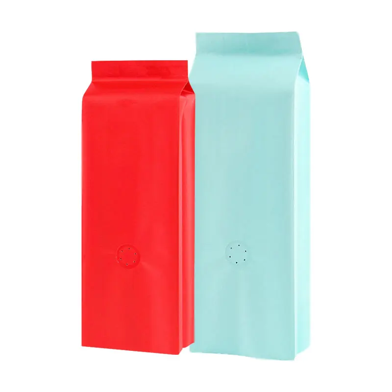 В наличии 500 г 1Lb 1 фунт маленькая цифровая печать на заказ оптовая продажа черный розовый боковая ластовица упаковка кофе эспрессо мешки