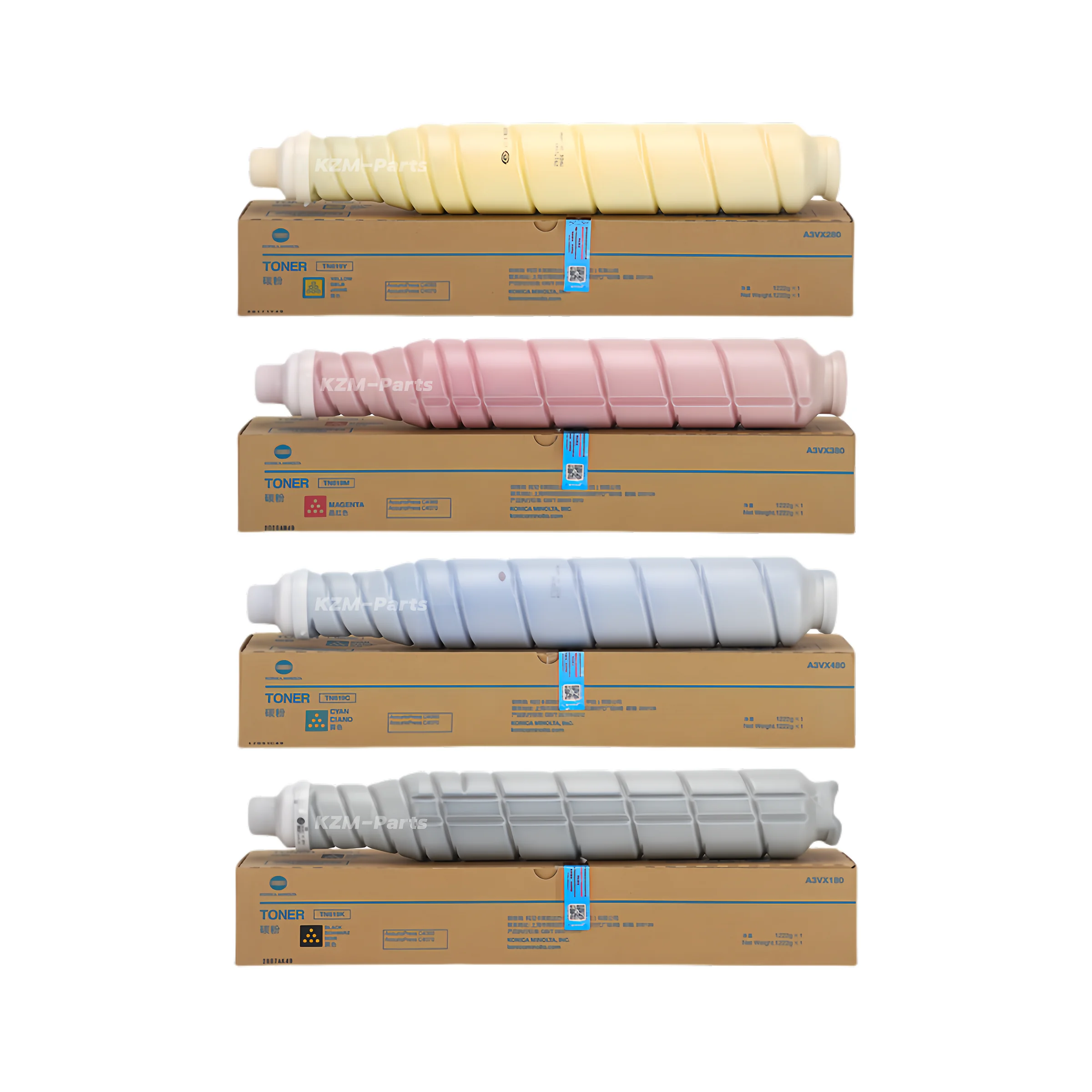 Оригинальный лазерный тонер картридж TN619 TN620 подлинный цветной порошок для Konica Minolta C1060 1070 2070 3070 3080 4070 4065 4080