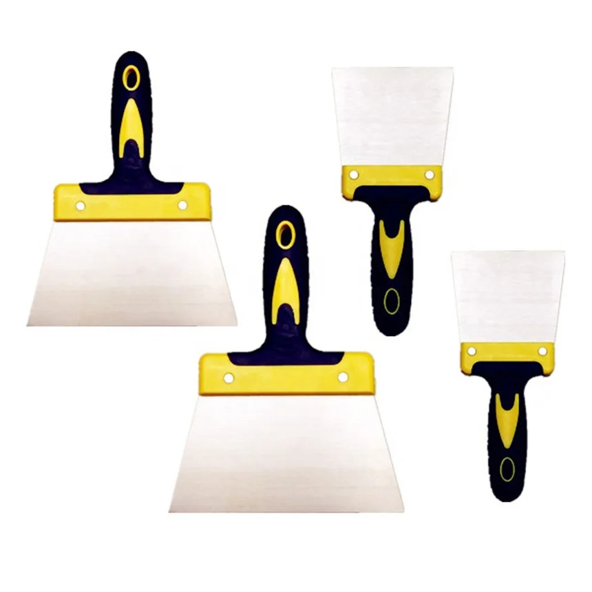 Factory Supply Flexible Stainless Steel Blade Drywall Spatula and Taping Knife