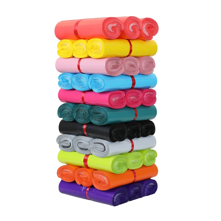 
Adhesive seal Customizable LOGO ECO Plastic Postman Express 1Rolls=100pieces Mailing Bags 