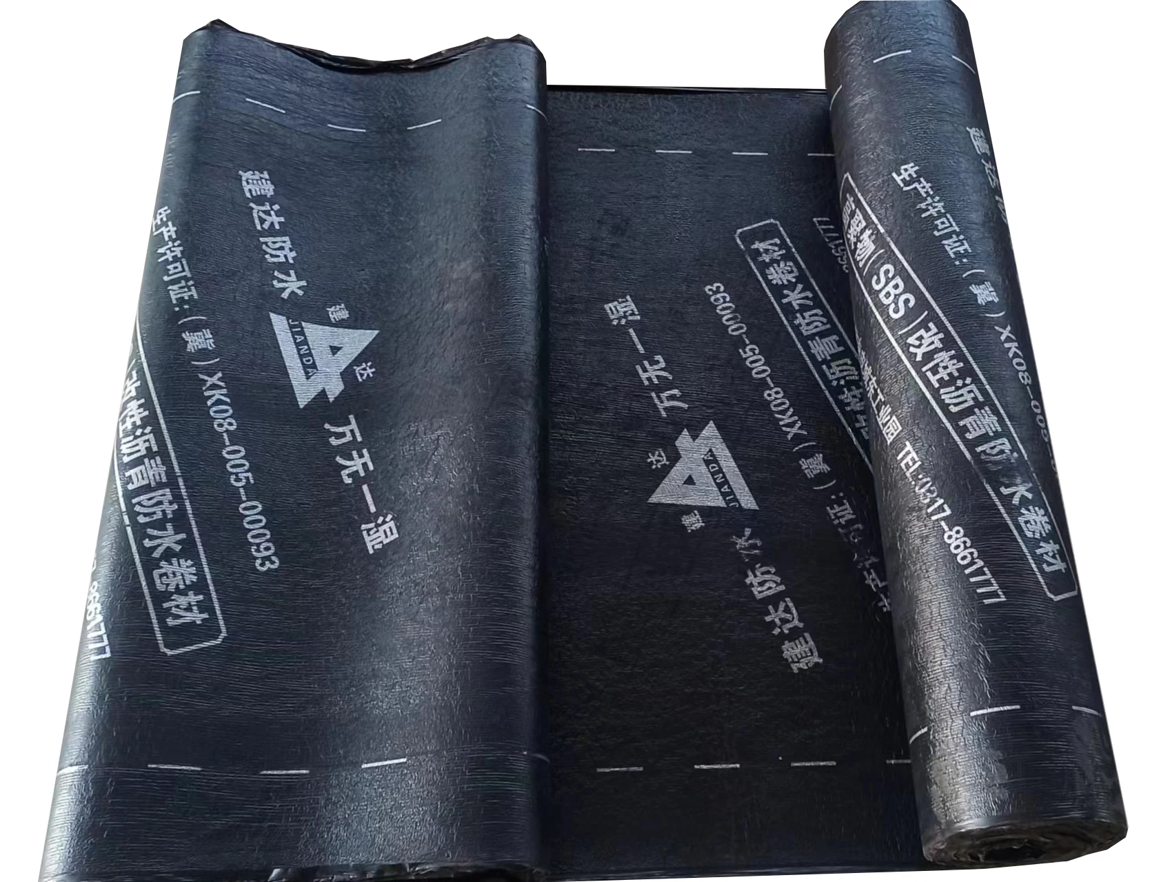 roof waterproof membrane Sample polyester base Torch-on 4mm SBS modified bituminous waterproof membrane with PE