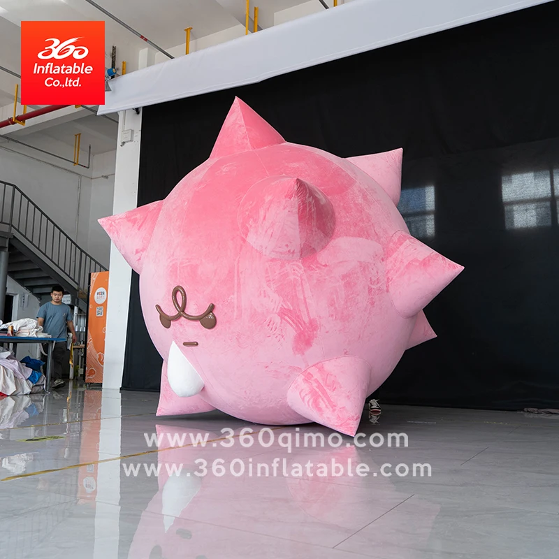 Customize  Advertising Inflatable Cartoon Model Designed Mascot Custom Stab Ball cartoons Inflatables