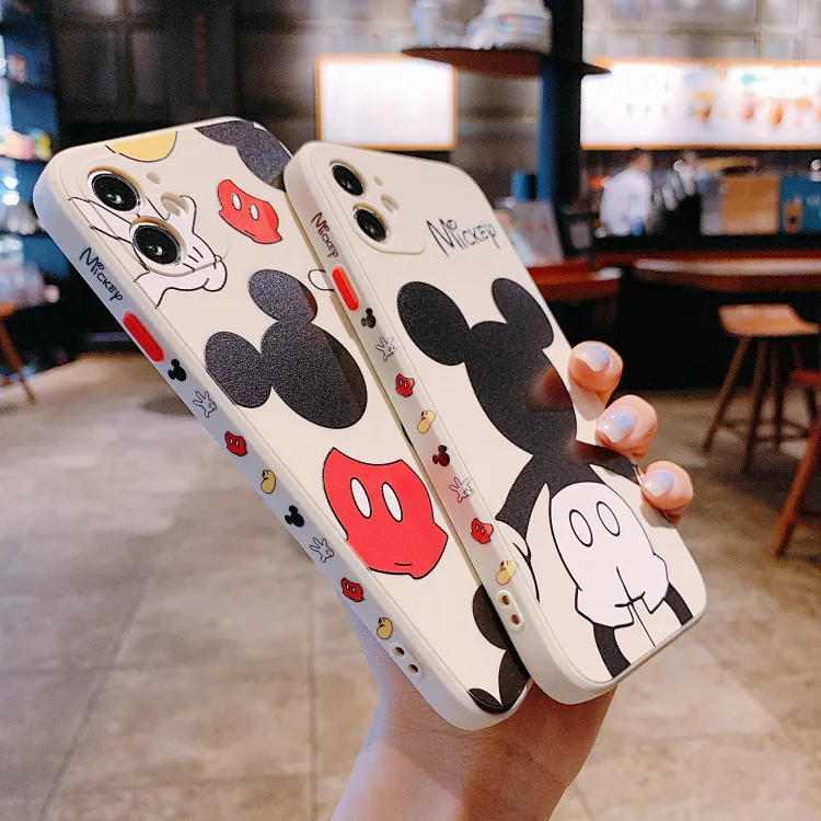 Силиконовый чехол для телефона с мультяшным Микки ТПУ подходит Iphone 14 13 12 11 pro