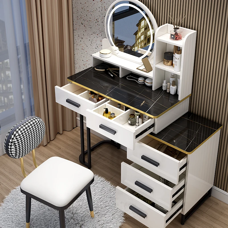 High Quality antique makeup dresser with LED mirror