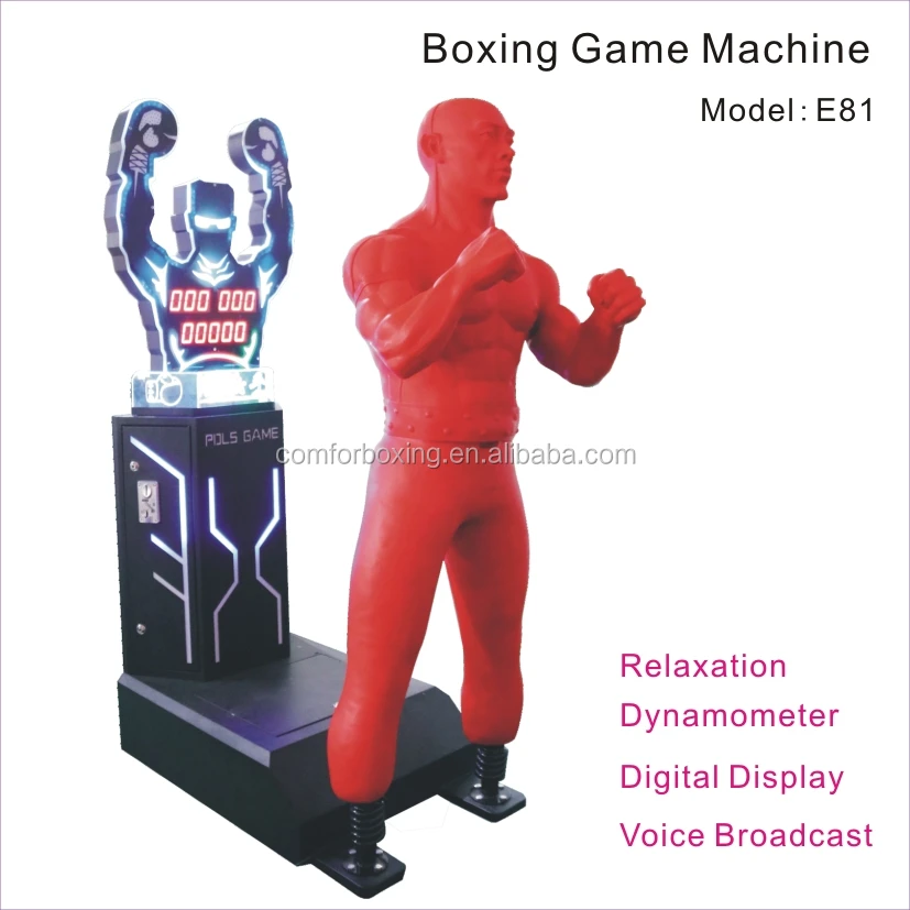 Dynamometry big punch boxing coin operated redemption arcade game machine