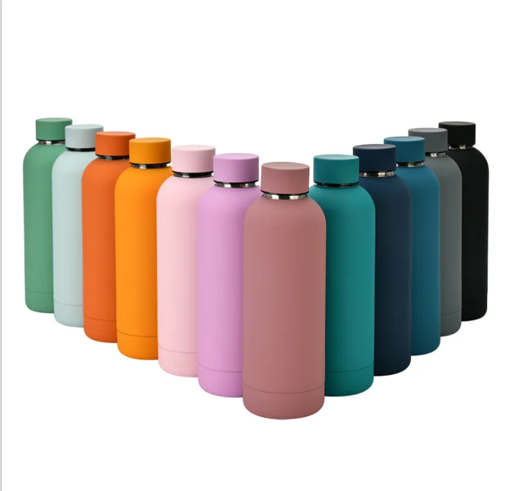 Hot selling OEM double wall insulated 750ml stainless steel drink water bottle custom logo