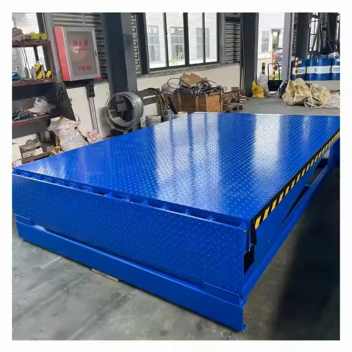 Heavy duty industrial hydraulic dock leveler electric dock ramp for  warehouse loading and unloading
