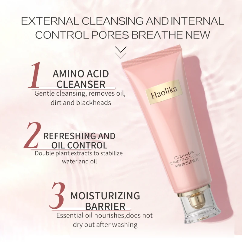 Manufacturers Wholesale Hydrating Foaming Facial Cleanser Anti Wrinkle Acne Treatment Deep Cleansing Face Wash