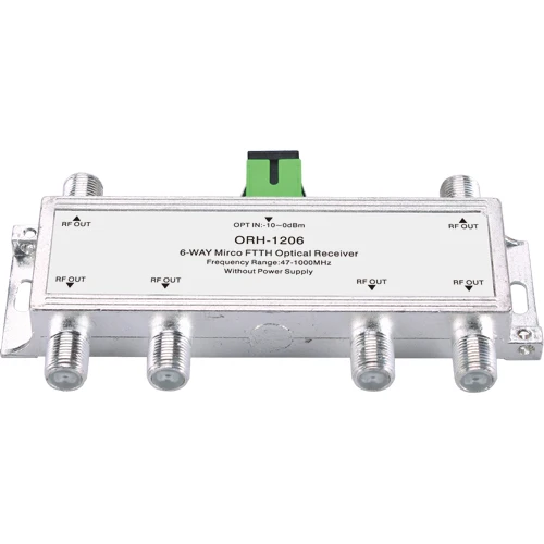 6 Way Splitter Optical Receiver CATV Node Mini FTTH Optical Receiver