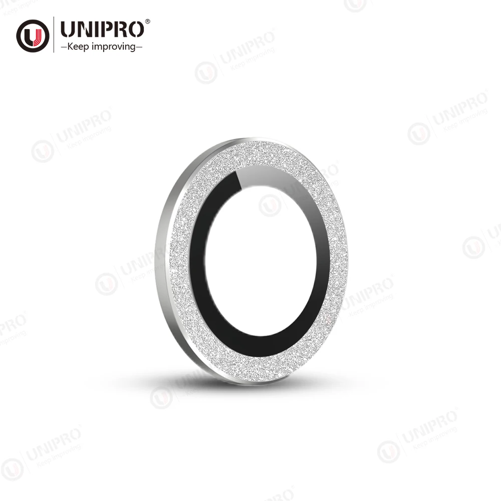 For Iphone 11 12 13 Series Shining Blink Metal Lens Camera Protector Ring Case 9H Hardness Bling For 3 Lens