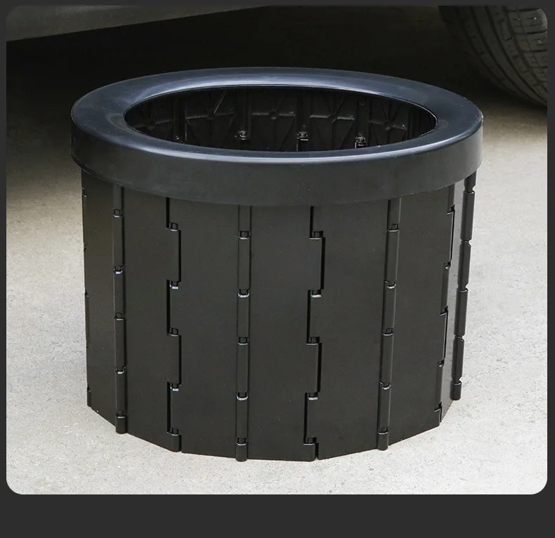 Folding Camping Potty Travel Portable Plastic Adult Toilet For Car Boat Hiking Long Trips