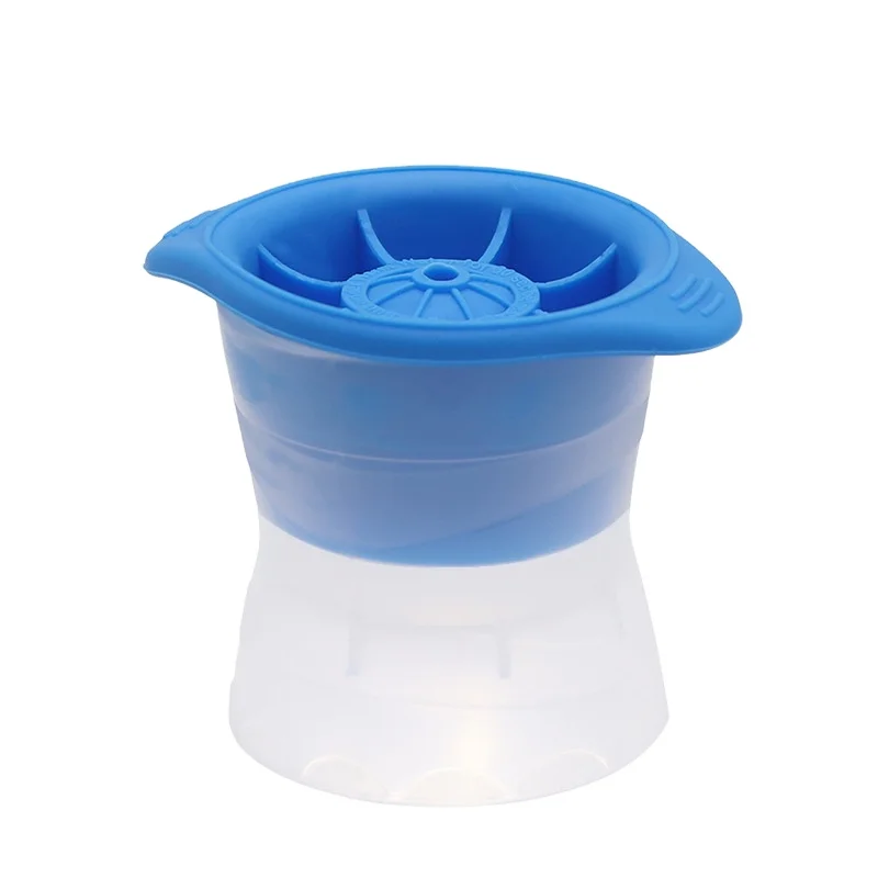 China Manufacture Custom Reusable Easy Release BPA free Large 5cm 7cm Round Ice Ball Maker Silicone Ice Sphere Mold