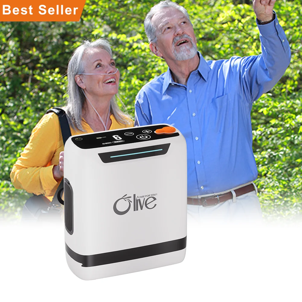 Olive Home PSA Sieve Portable Concentrateur Doxygne Portatif Pulse Oxygen Generator Machine Mini 5l Oxygene Concentrator Small