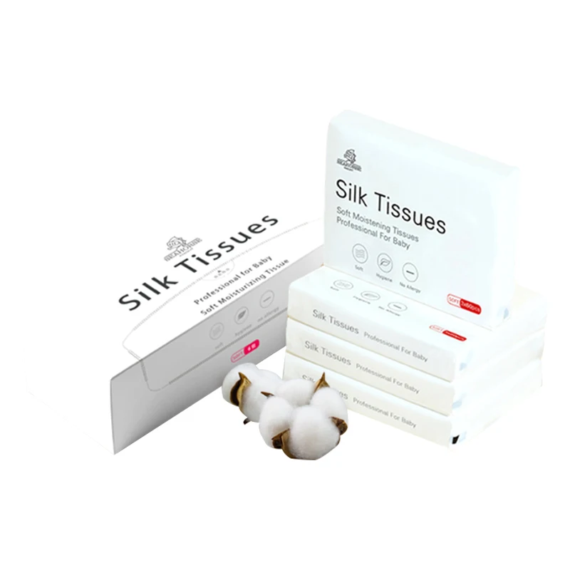 High Quality Service Factory Supply Box 3 Ply Silk Soft Facial Tissue Box Facial Tissues 200 Sheets