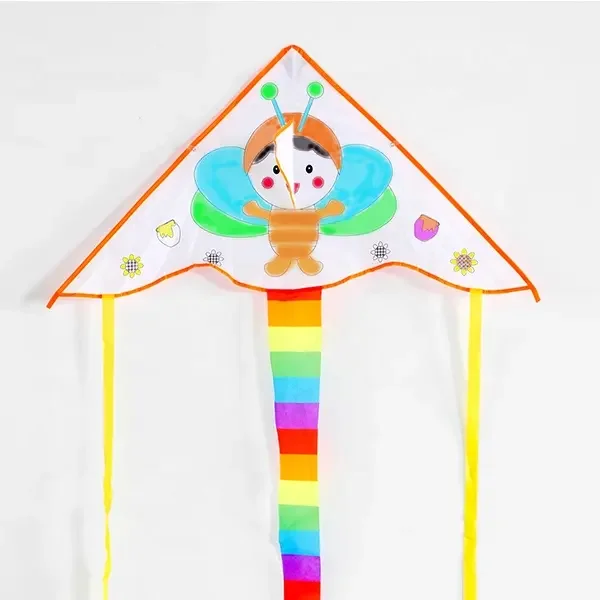 2023 OEM/ODM Custom delta bird kite Drawing Diy kite Animal diamond cheap Drawing flying toy blank duotone kite